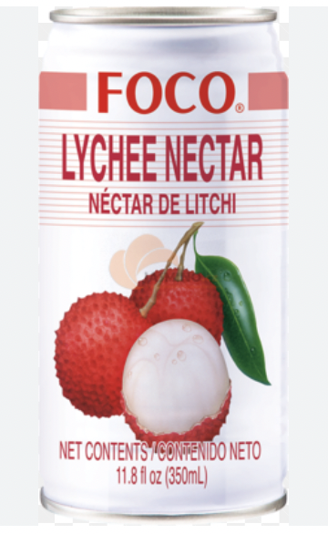 Nước vải Foco lon 350ml