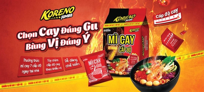 Mì cay 7 cấp Koreno