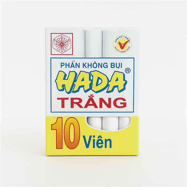 Phấn trắng Hoa Đào không bụi hộp 10 viên