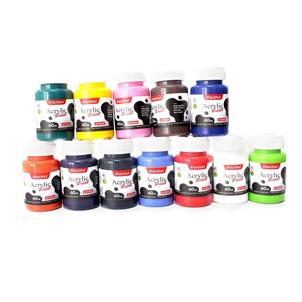 Màu nước acrylic Stacom AC1060A (nhiều màu)