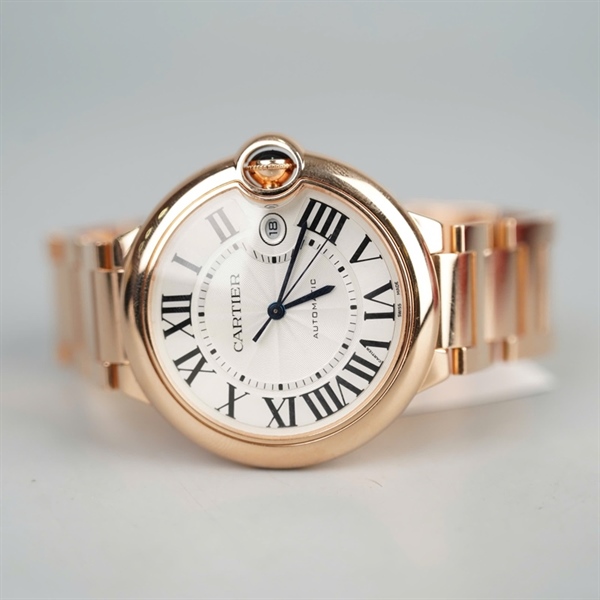 Đồng hồ Cartier bạc ánh hồng (112632AX) sz41 (HC) KG+