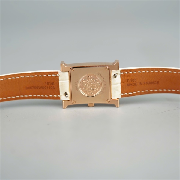 Đồng hồ Hermes trắng (3563330) sz21 (HC) KG+