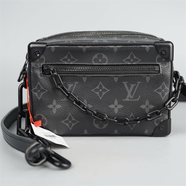 Túi LV Soft Trunk hoa đen sz18 (Manly) KG+