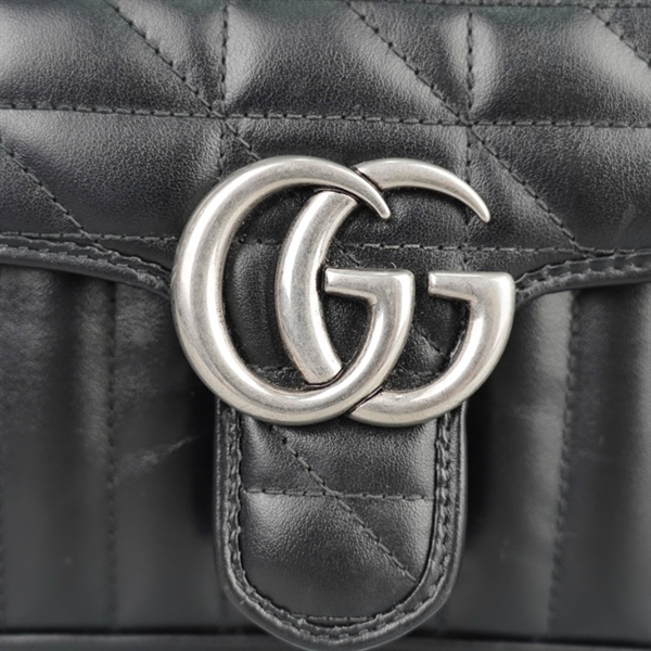 Túi GG Marmont đen (G088416520) sz21 (BMC)+