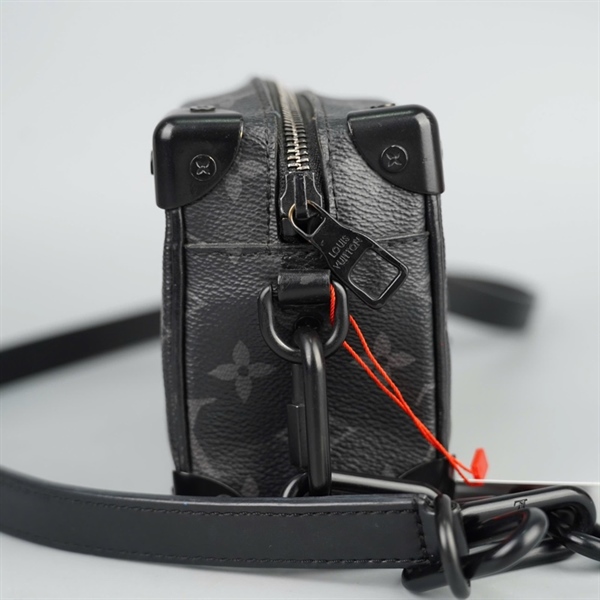 Túi LV Soft Trunk hoa đen sz18 (Manly) KG+