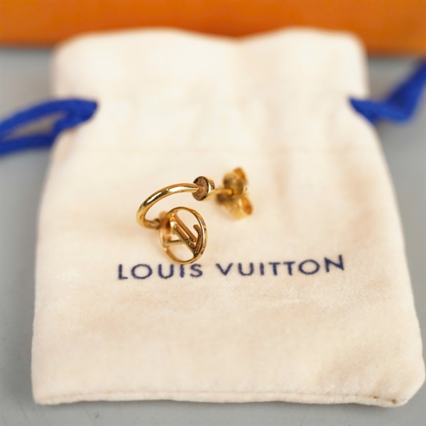 Bông tai LV vàng +