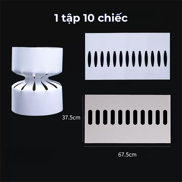 Cốt trụ gói hoa 37,5 x 67,5cm - GGH027