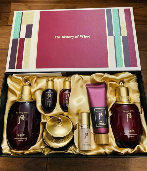 SET DƯỠNG DA WHOO ĐỎ JINYULHYANG – TRẺ HÓA, NÂNG CƠ, SĂN CHẮC
