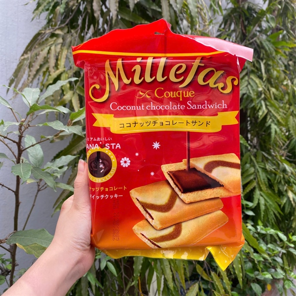 Bánh Socola chảy Millefas 135g (24 gói/thùng)