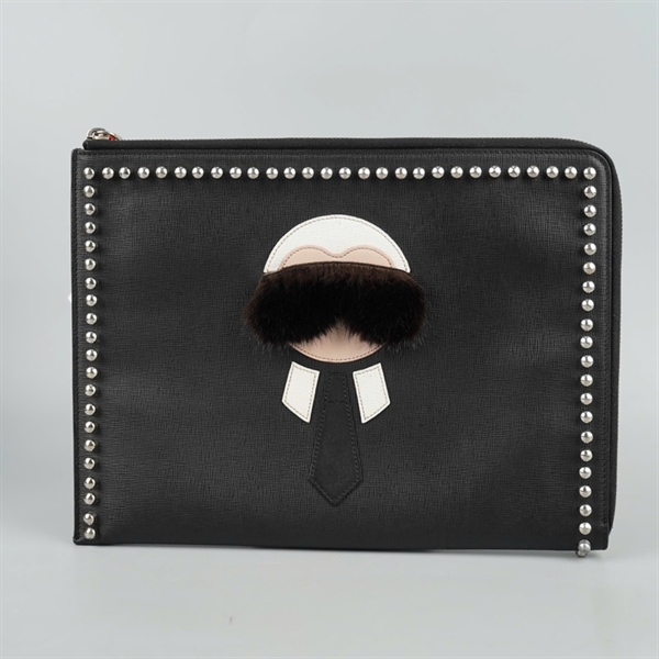 Túi Fendi Clutch đen sz29 (A-T) KG+