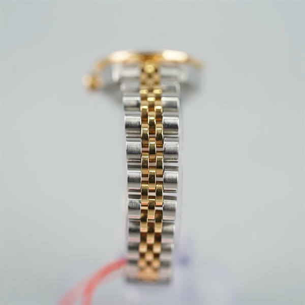 Đồng hồ Rolex bạc viền đính đá (62523) kim độ sz28 (HC) KG+