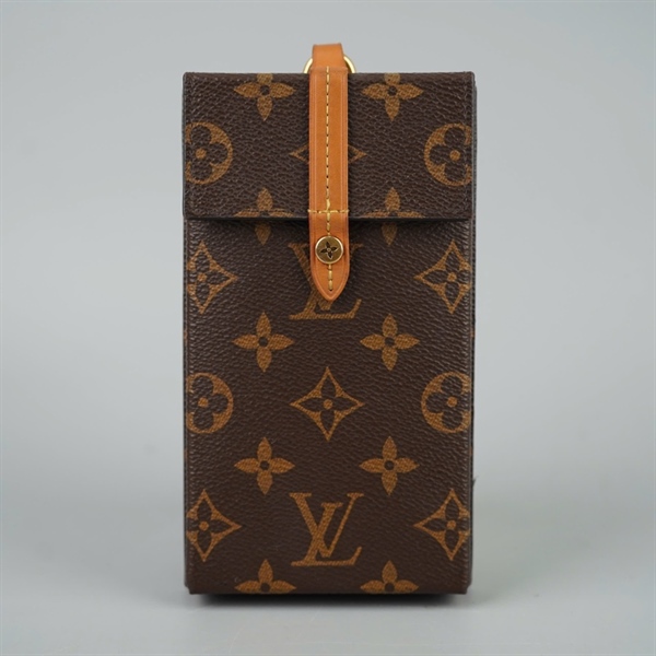 Túi LV Box Phone nâu in hoa sz9 +