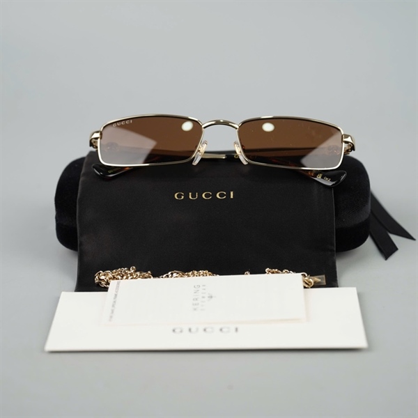 Kính GG nâu GG1600S 002 (56-18-140) kèm dây đeo (HC) KG+