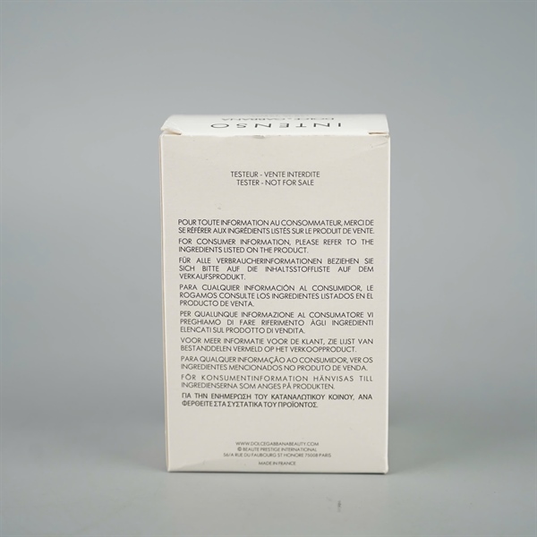 Nước hoa D&G Intenso 125ml (No seal) (HC) KG+