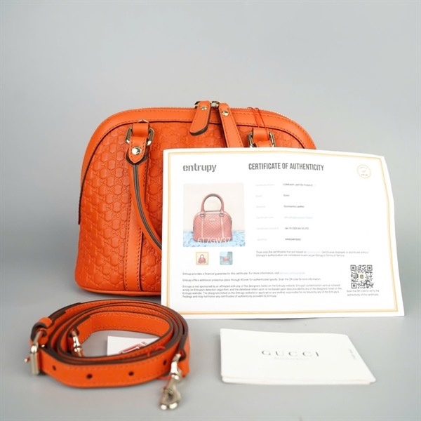 Túi GG Alma cam (449654493492) sz23 +