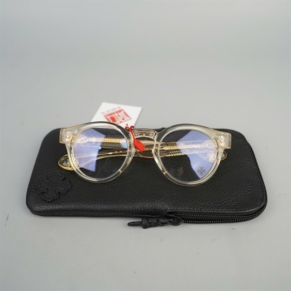 Kính Chrome Hearts vàng PETER ARNELL PA (48-25-140) KG+