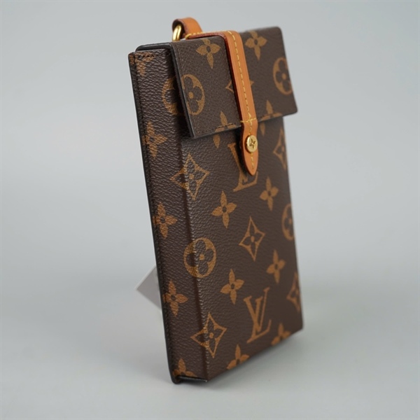 Túi LV Box Phone nâu in hoa sz9 +