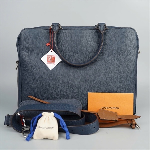 Túi LV cặp táp xanh đậm sz37 (Manly) KG+