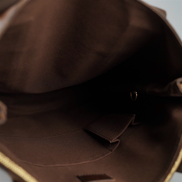 Túi LV Tote ô vuông nâu sz34 +