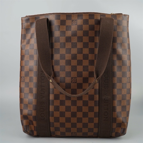 Túi LV Tote ô vuông nâu sz34 +