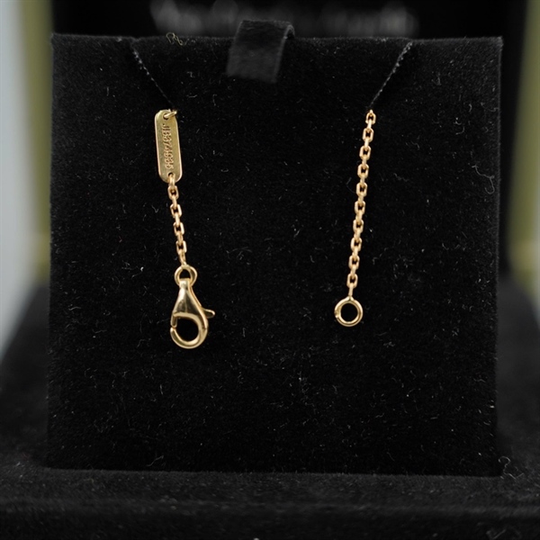 Dây chuyền Van Cleef vàng hoa đen (HC) +