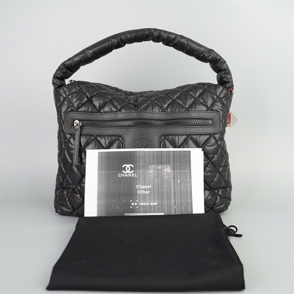 Túi Chanel Hobo đen phao ko cos sz40 KG+