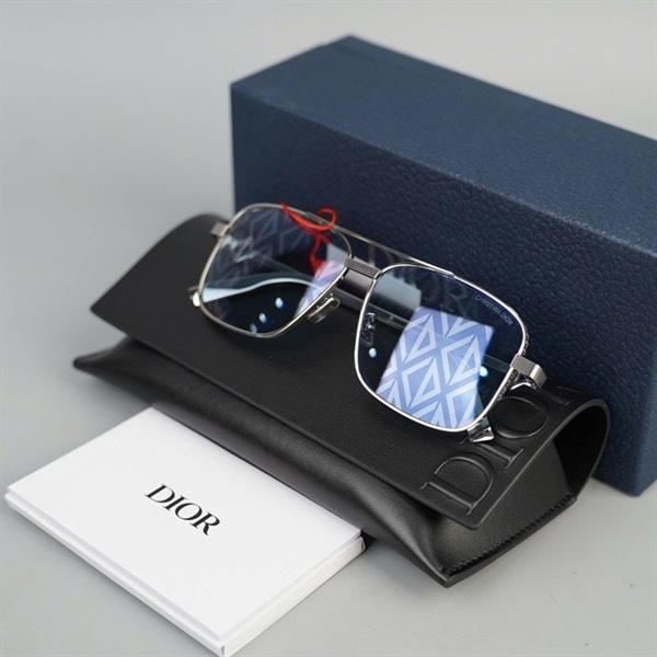 Kính Dior xanh gọng bạc S9U F0I4 (58-13-145) KG+