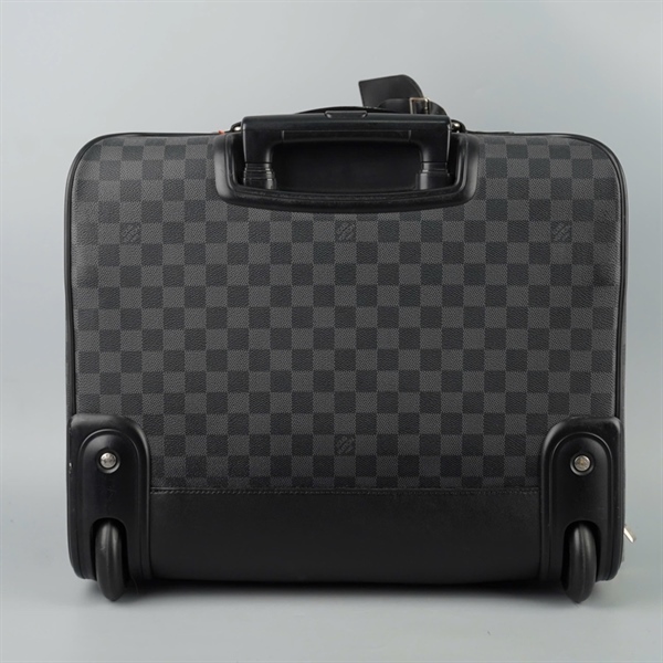 Vali LV ô vuông đen kèm ổ khóa (HC)+