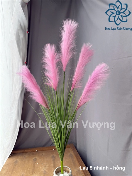 Lau 5 nhánh - Hoa cành ngắn - Hoa Lụa Vân Vượng