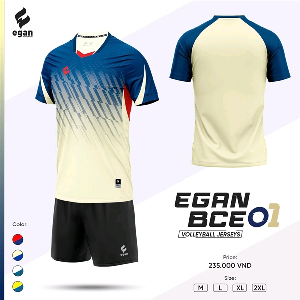 Quần áo bóng chuyền CP EGAN BCE01, M=>2XL 01CP
