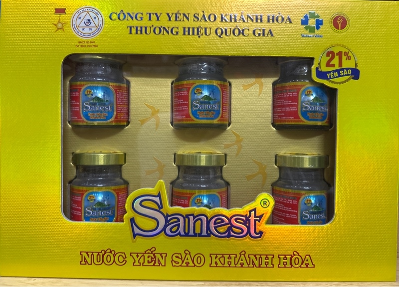 Yến Khánh Hòa cao cấp 6 hủ-21% yến sào