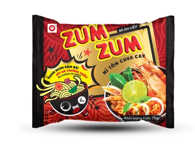 Mì Ăn Liền Mihamex Zumzum Tôm Chua Cay 70G