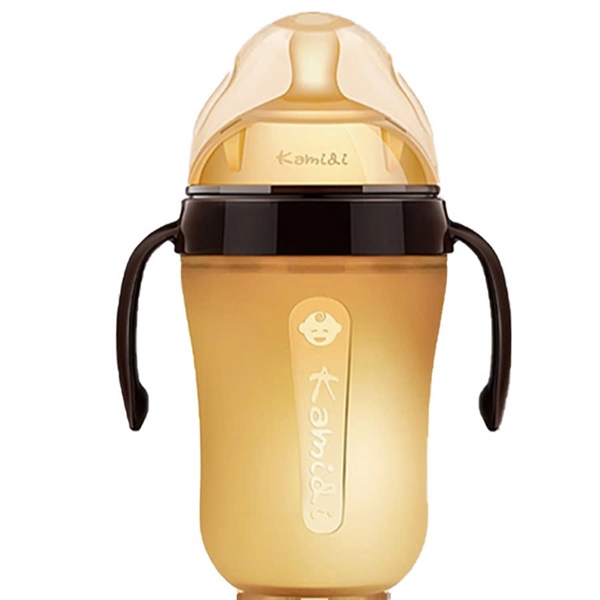 Bình sữa Kamidi Silicone Nâu 250ml