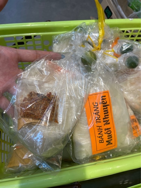 Bánh tráng muối nhuyễn
