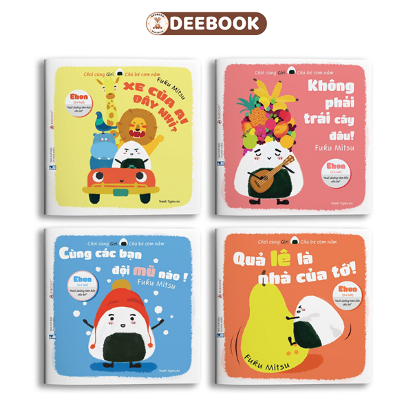 Bộ 4 cuốn Chú bé cơm nắm Giri - Phần 1