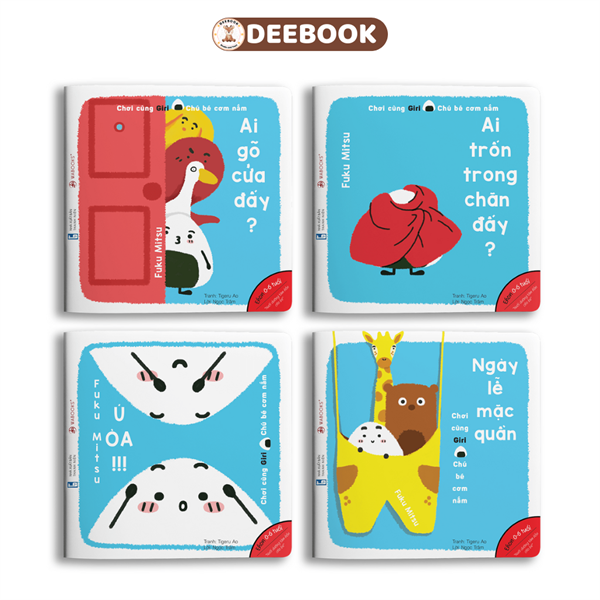 Bộ 4 cuốn Chú bé cơm nắm Giri - Phần 2