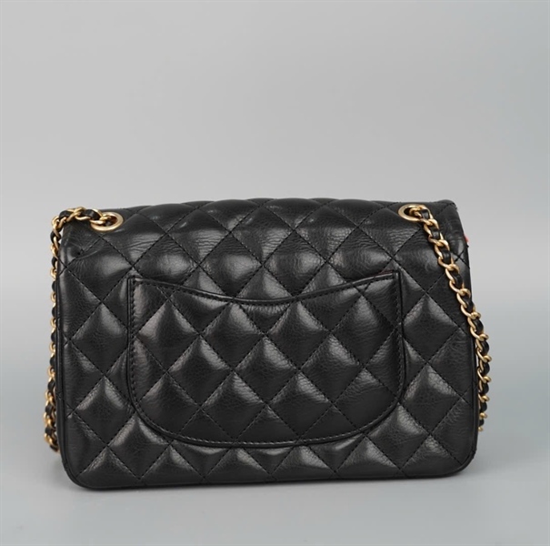 Túi Chanel đen góc vàng (24302269) sz20 KG+