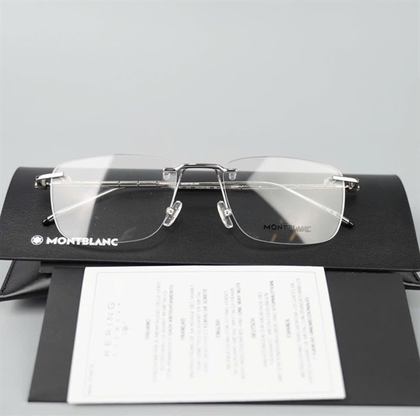 Kính Montblanc gọng khoan MB0215O 002 (55-20-145) KG+