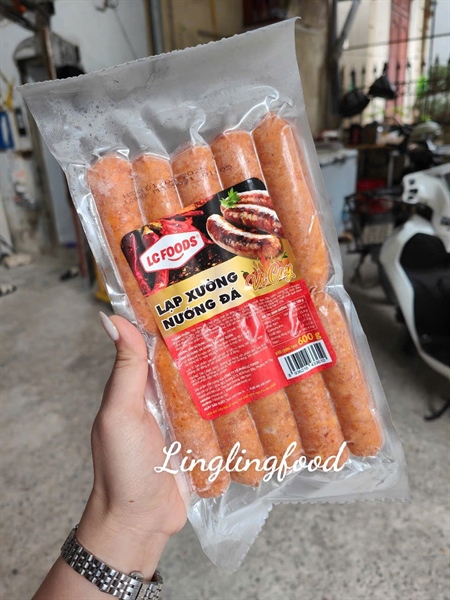 Lạp Xưởng Nướng Đá LC Vị Cay 600Gr