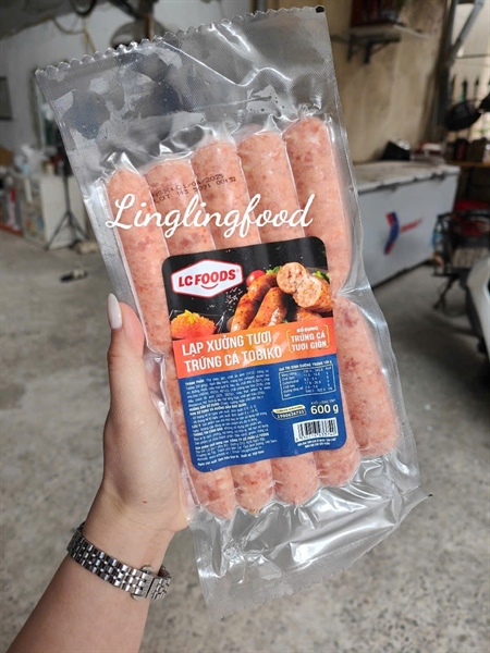 Lạp Xưởng Tươi Trứng Cá Tobiki 600G