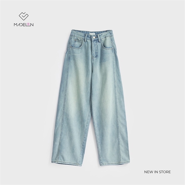 Quần Jeans Thụng Ống Đứng