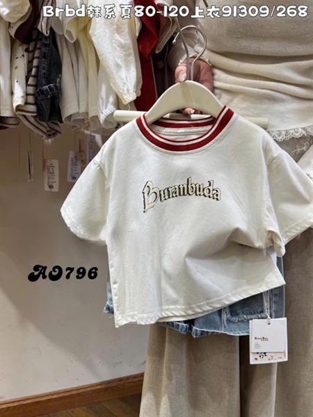 AO796 Áo Buranbuda cổ đỏ