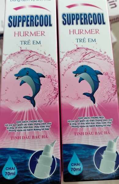 Xịt mũi Suppercool Hurmer trẻ em