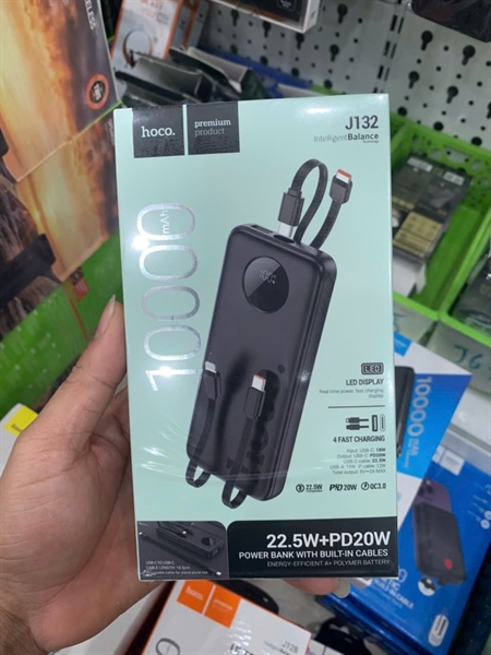 Sạc dự phòng HOCO J132 22.5W 10.000mAh