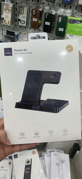 Đế sạc không dây WIWU 5in1 W006 15W