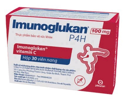 Viên nang Imunoglukan P4H (Hộp 3 vỉ x 10 viên) - Cộng hòa Slovakia