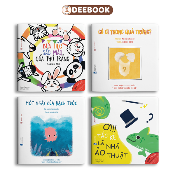 Bộ 4 cuốn điều kỳ diệu của màu sắc