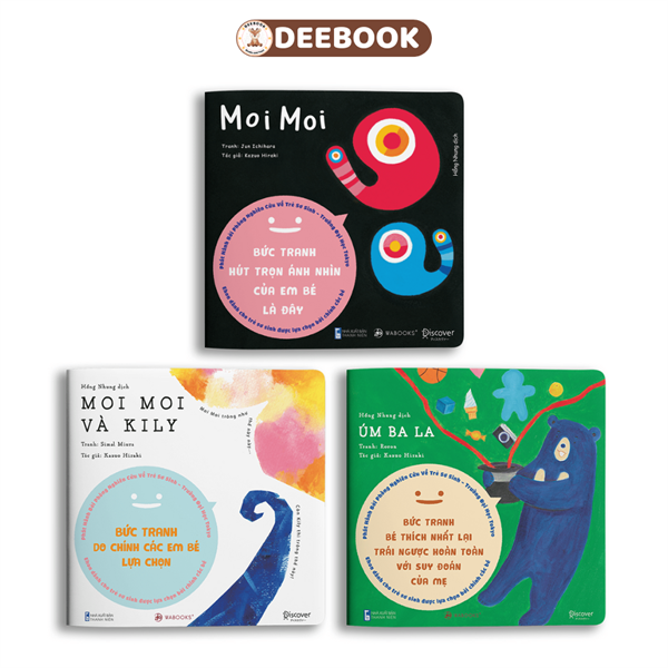 Bộ 3 cuốn Moi Moi và những người bạn