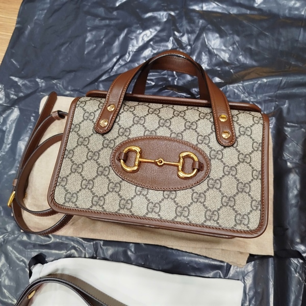 Túi GG Handle xám (D034480848) sz23 (HT) +