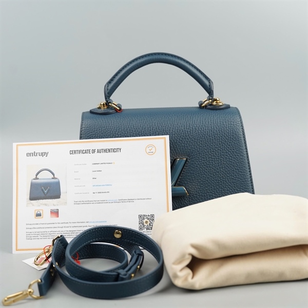 Túi LV Twist xanh đậm kèm gương sz25 (HT) +